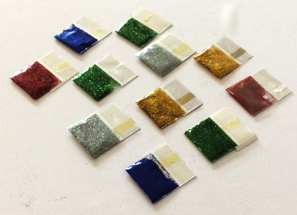 BOLSITAS DE DIAMANTINA 12 COLORES