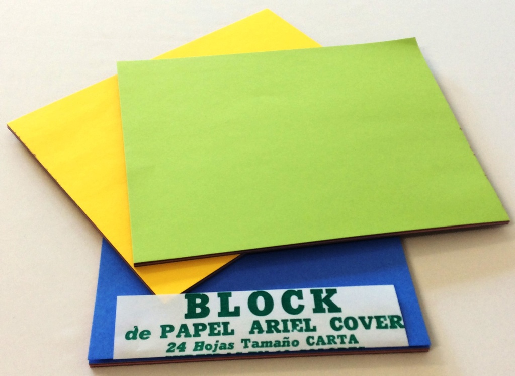 BLOCK PAPEL ARIEL COVER CARTA