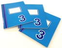 [990017] CUADERNO DE CUADROS PEQUEÑOS #3 AZUL GRANDE